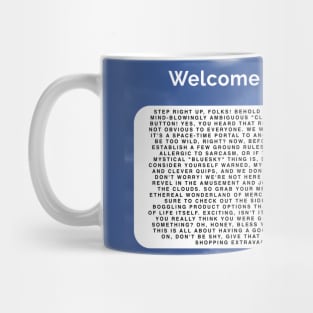 Welcome to Skeet Shop Mug